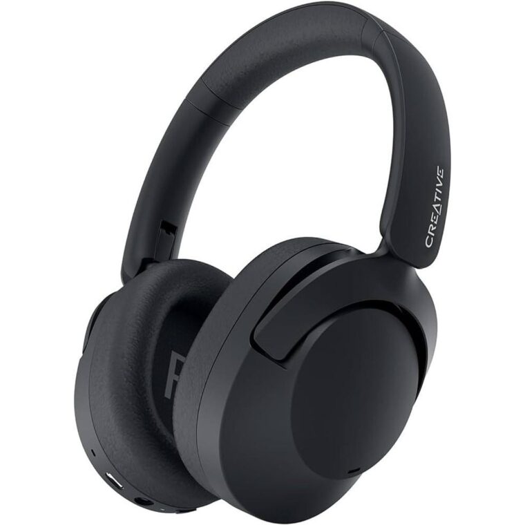 Безжични слушалки - Creative Zen Hybrid 2, Bluetooth, 67ч. батерия, ANC, сгъваеми, черен