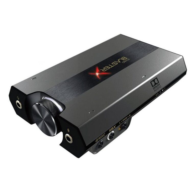 Външна звукова карта, Creative Soundblaster X G6, 7.1, HD Gaming, DAC, усилвател Xamp