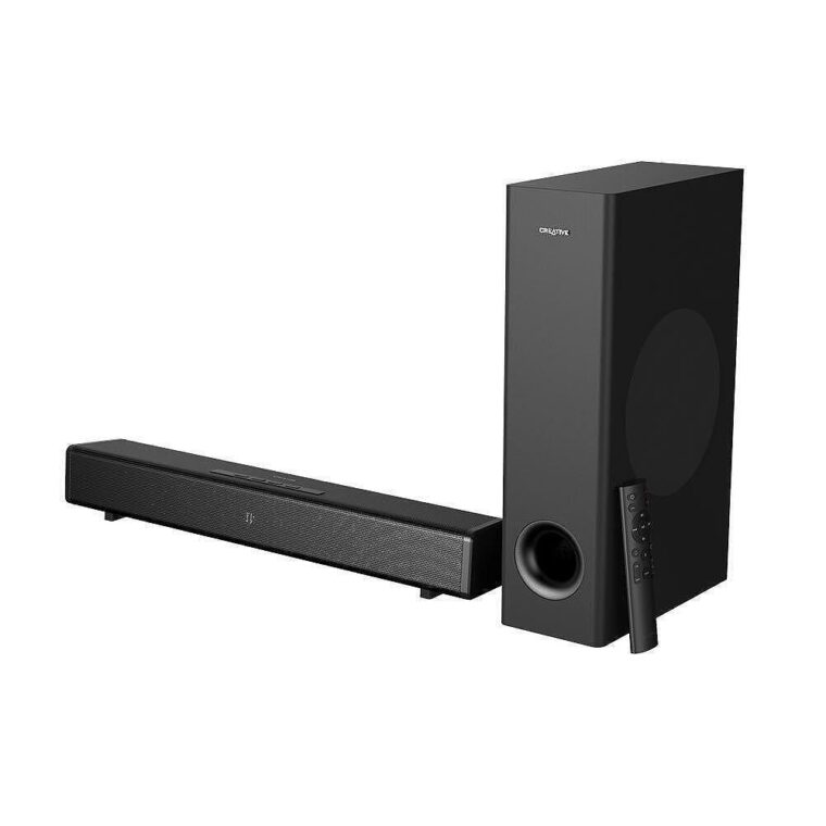 Саундбар система CREATIVE STAGE 360, 2.1 + СУБУФЕР, BLUETOOTH, 240W, DOLBY ATMOS, HDMI 2.0, ARC, Черен