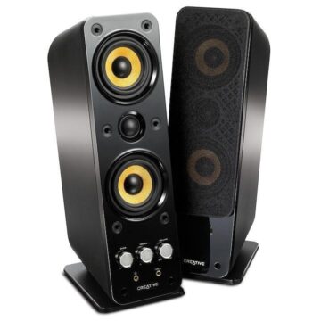 Тонколони Creative GigaWorks T40 Series II, 2.0, 2x16W, Aux, BasXPort, High-end, Черен