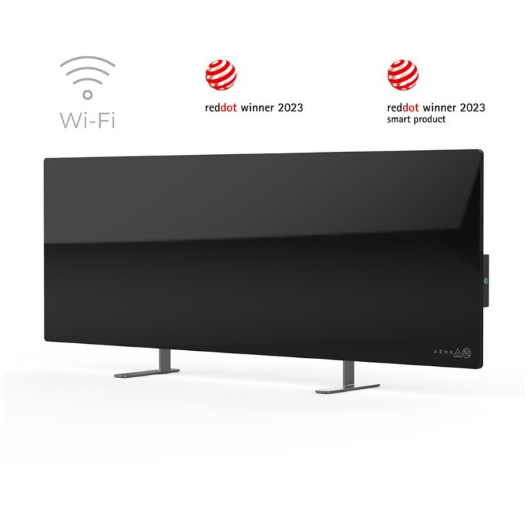 Конвекторен нагревател AENO AGH0002S с Wi-Fi, 700W, Инфрачервено + конвекционно отопление, LED дисплей, черен