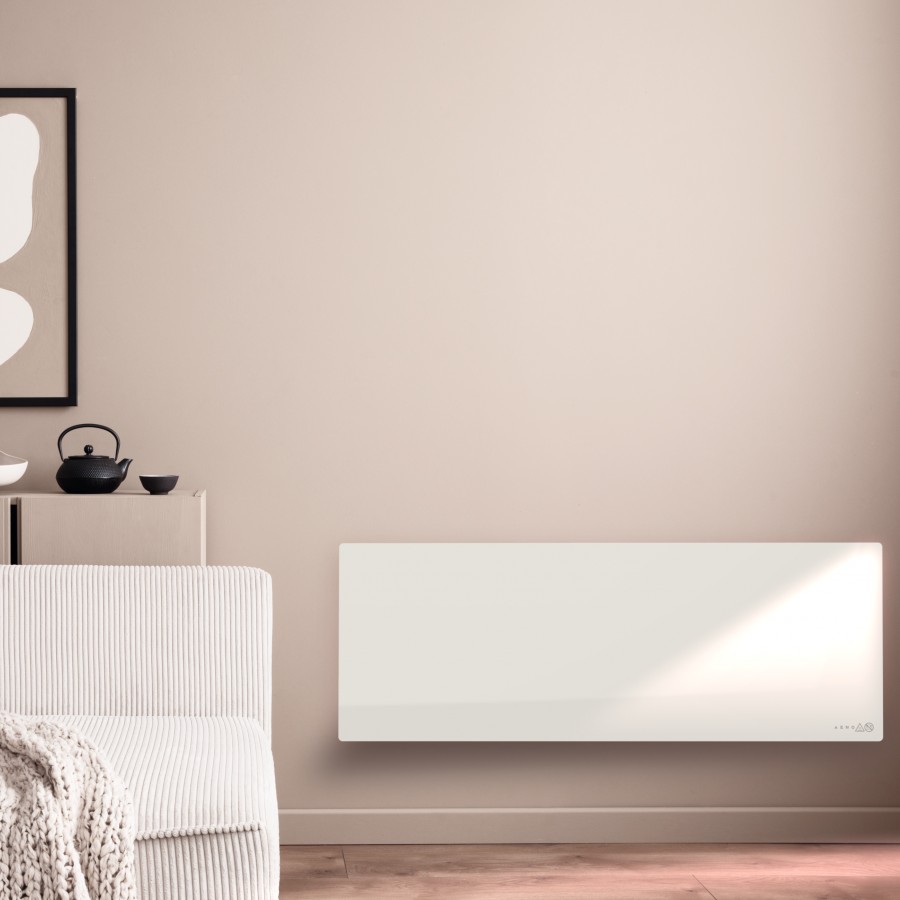 AENO Premium Eco Смарт Отоплител, 700W, Закалено стъкло, Инфрачервен+конвекционен тип отопление, Led дисплей, БЯЛ 7 AENO Premium Eco Смарт Отоплител, 700W, Закалено стъкло, Инфрачервен+конвекционен тип отопление, Led дисплей, БЯЛ - Image 7