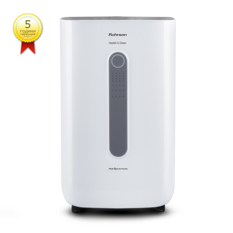 Обезвлажнител Rohnson Health & Clean/R9916W , Genius Wi-Fi, Функция за пречистване на въздуха, UV-C стерилизираща лампа, 280 W, капацитет 6,5 L, 16 L/ден, повърхност до 100 m², 195 m³/h