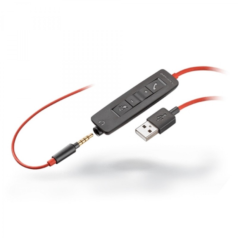 Стерео слушалки Plantronics Blackwire C3225, USB-C & 3.5мм жак 2 USB-C & 3.5мм жак