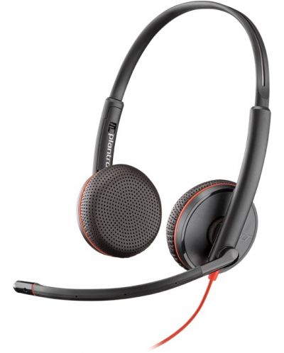 Стерео слушалки Plantronics Blackwire C3225, USB-C & 3.5мм жак 1 Стерео слушалки Plantronics Blackwire C3225