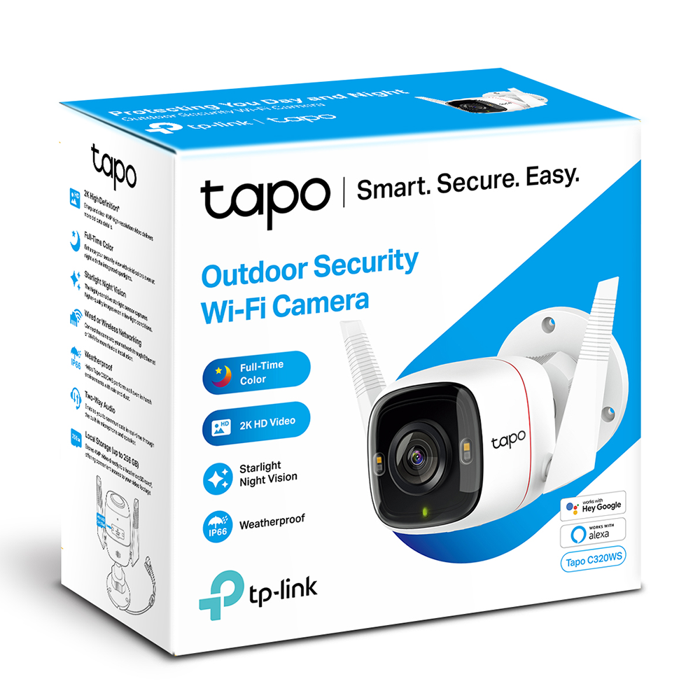 Външна Wi-Fi 2K QHD камера TP-Link Tapo C320WS 4 Външна Wi-Fi 2K QHD камера TP-Link Tapo C320WS - Image 4