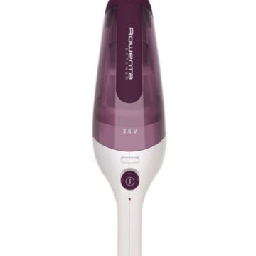 Безкабелна ръчна прахосмукачка Rowenta Extenso/AC232001, Без торба, 0.35 l, За сухо почистване, 1 скорост, Лилав