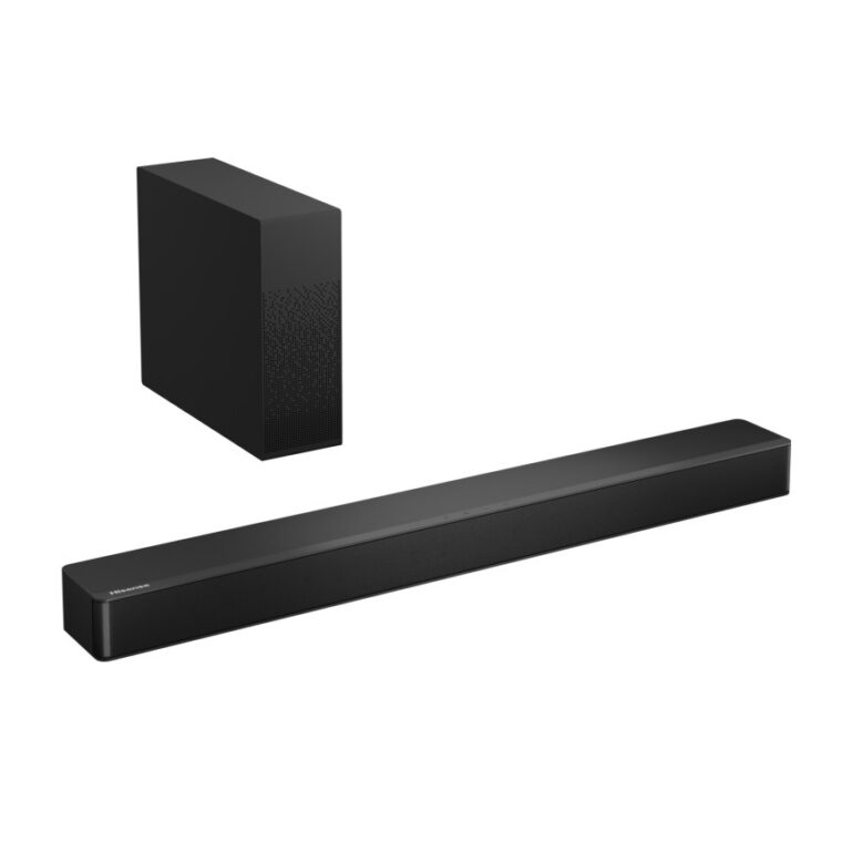 Саундбар система Hisense HS2100, 2.1CH, 240W, Wireless, DTS Virtual X, Dolby Audio, 6 EQ Modes, HDMI ARC, Bluetooth 5.3, Черен