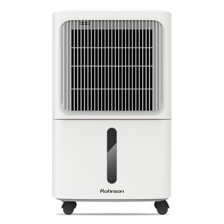Обезвлажнител Rohnson R-91812, 160W, С капацитет 12 л/24 ч, Функция за сушене, Йонизатор, Бял