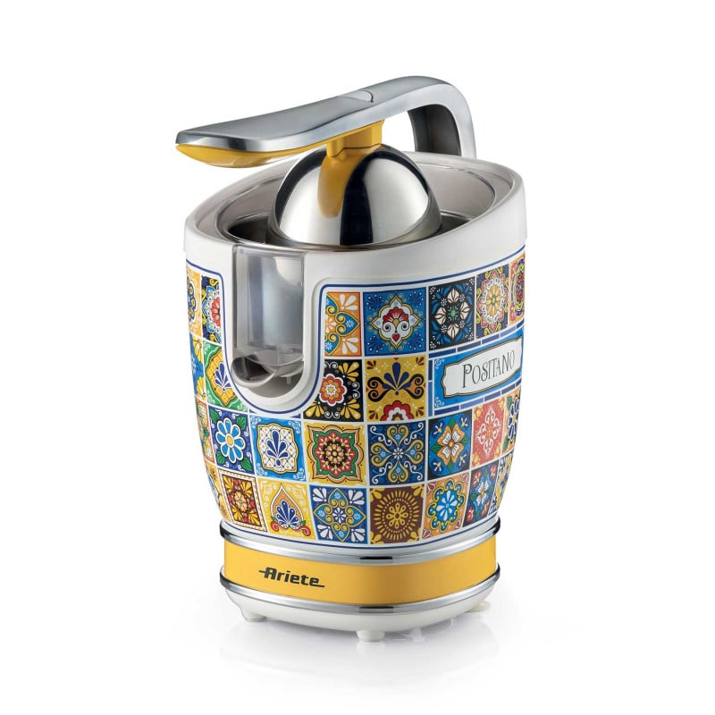 Цитрус преса Ariete JUICER Vintage Positano, 85 W, 2 шишарки (за големи и малки плодове), Тих мотор 1 Цитрус преса VINTAGE JUICER - Positano.Цитрус преса VINTAGE JUICER - Positano.Цитрус преса VINTAGE JUICER - Positano.Цитрус преса VINTAGE JUICER - Positano