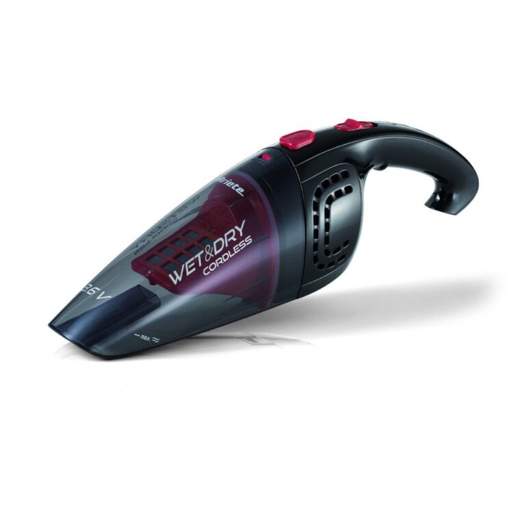 Безжична прахосмукачка Ariete WET & DRY, Батерия 1200 mAh, Двоен резервоар, Филтър, Аксесоари, Черен
