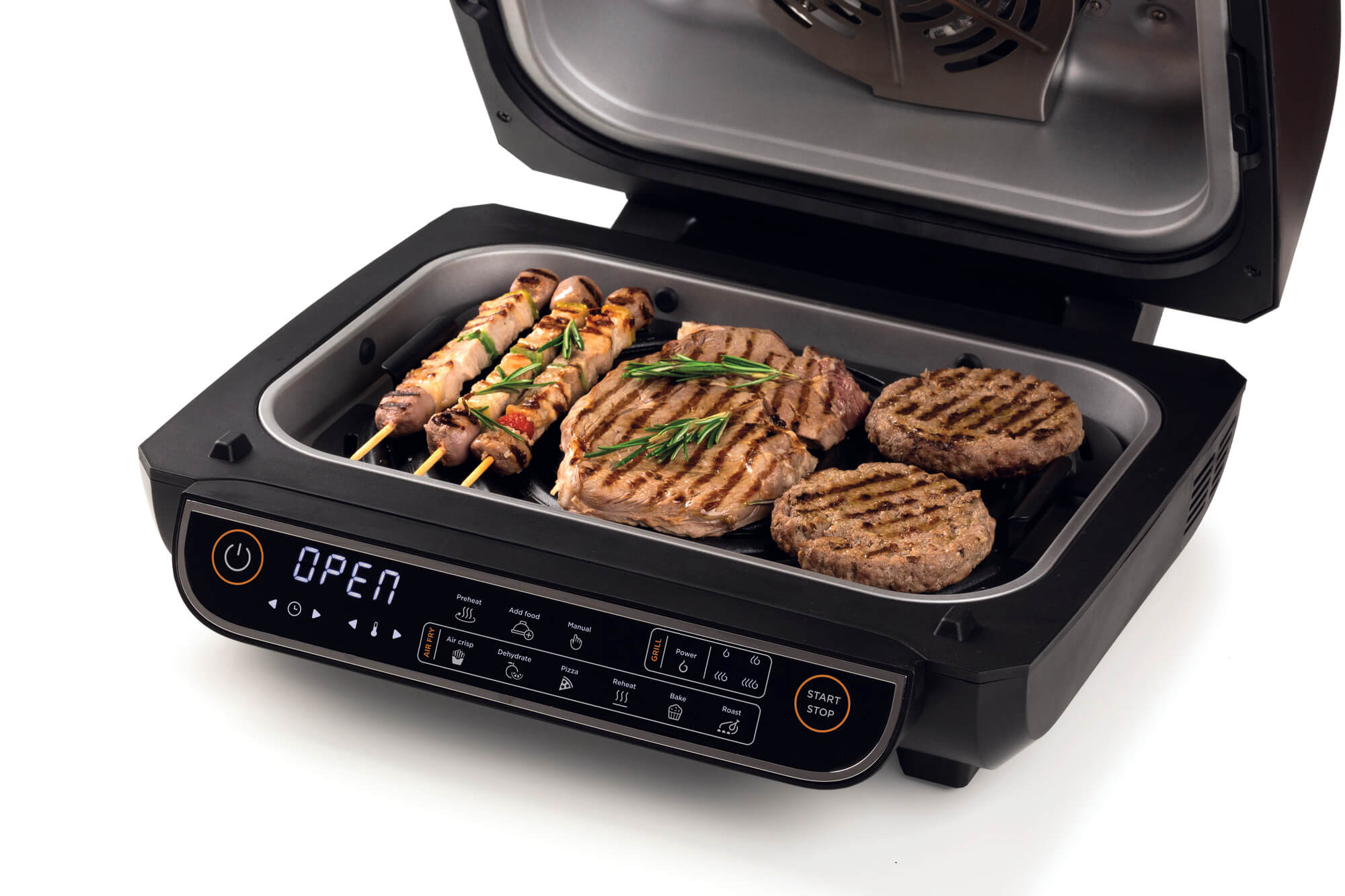 Фритюрник с горещ въздух и грил Ariete AIR FRYER GRILL, 1700 W, Капацитет 8л., 8 програми, Автоматично изключване, 4 регулируеми нива на грила, Аксесоари, Черен 5 Фритюрник с горещ въздух и грил Ariete AIR FRYER GRILL, 1700 W, Капацитет 8л., 8 програми, Автоматично изключване, 4 регулируеми нива на грила, Аксесоари, Черен - Image 5