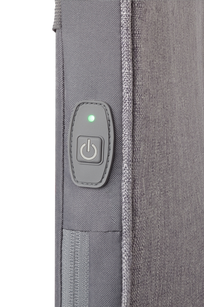 Shiatsu Масажна Седалка Beurer MG 202,4-Главова Shiatsu Масажна Система, 2 Степени на Интензитет, Свръхтънък Гръбен Корпус, Свръхлека Конструкция за Лесно Боравене, LED Индикация на Степента 4 Shiatsu масажна седалка Beurer MG 202