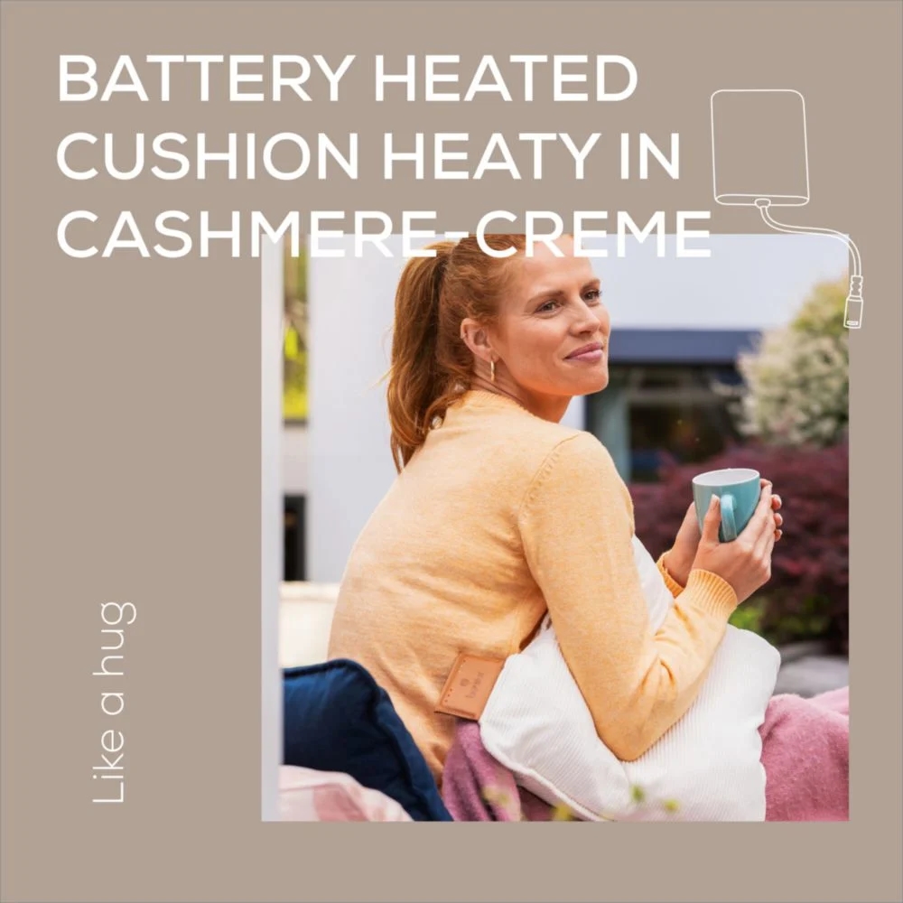 Термоподложка Beurer HK 77 Heaty, Безжична Работа с Литиево-йонна Батерия, 3 Температурни Настройки, Бързо Нагряване, до 4 часа Работа, Автоматично Изключване след 90 минути 8 Термоподложка Beurer HK 77 Heaty