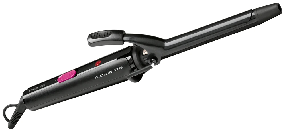 Маша за коса Rowenta CF2133F0, Керамично покритие, Температура до 180 °C, Йонизираща функция, Черен 1 Маша за коса Rowenta CF2133F0
