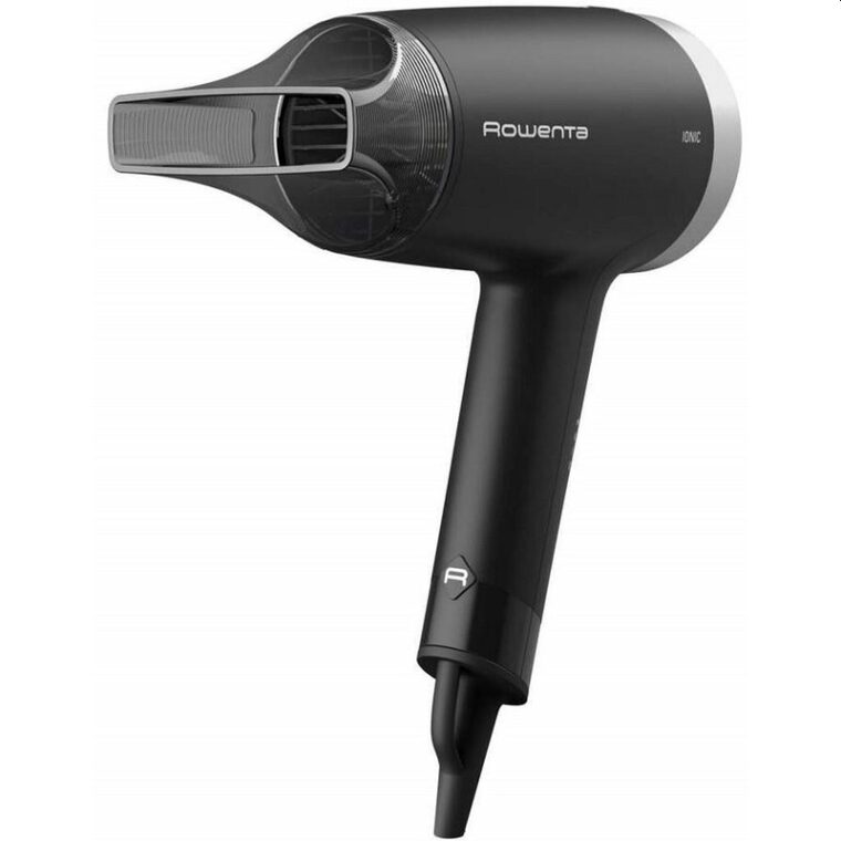 Сешоар Rowenta CV1810F0, Мощност 1900W, 2 степени, Студен въздух, Йонизация, Черен