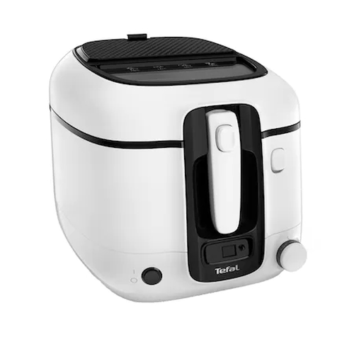 Фритюрник TEFAL Super Uno FR314030, Мощност 1800W, Капацитет за мазнина 2.2 л, Незалепващ, Бял