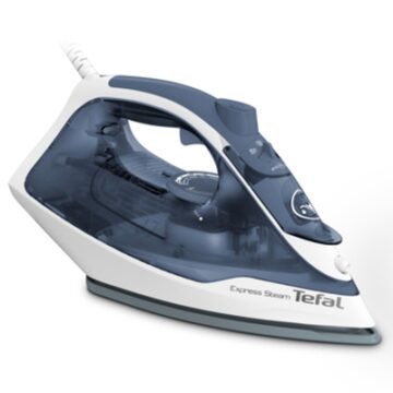 Парна ютия Tefal FV2837E0, бяло и светлосиньо