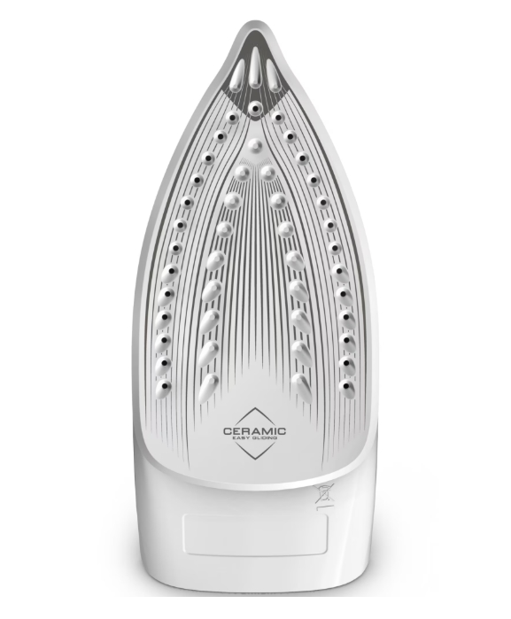 Парна ютия Tefal FV2C40E0, Мощност 2000 W, Керамична плоча, Постоянна пара 27 гр/мин, Парен удар 120 гр/мин, Оранжев 2 Парна ютия Tefal FV2C40E0, пастелно оранжева