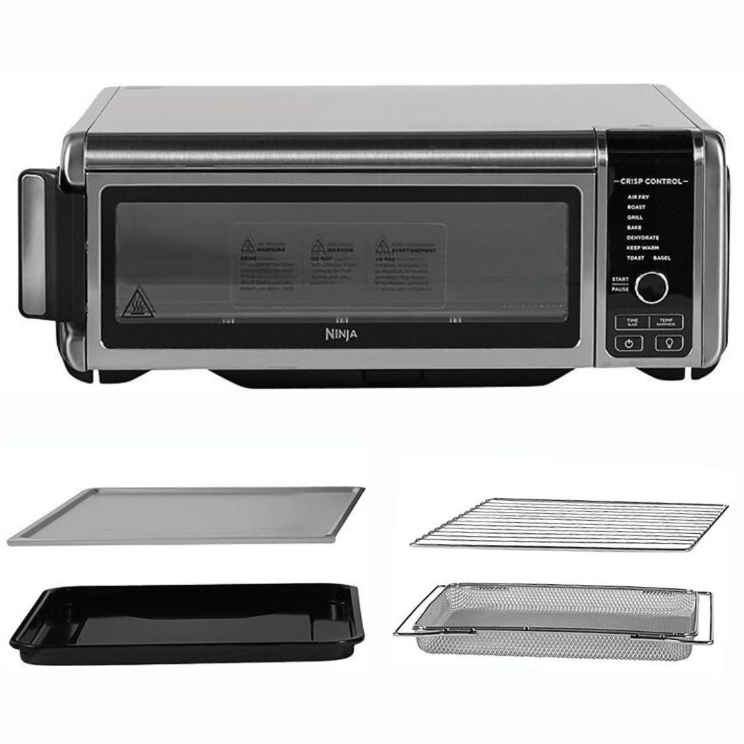 Мини фурна Ninja Foodi 8 в 1 SP101EU, Мощност 2400W, 8 функции, 6 инфрачервени нагревателя, Цифровият дисплей, Таймерът, Вътрешно осветление, Сребрист 2 Мини фурна Ninja Foodi 8 в 1 SP101EU, Мощност 2400W, 8 функции, 6 инфрачервени нагревателя, Цифровият дисплей, Таймерът, Вътрешно осветление, Сребрист - Image 2