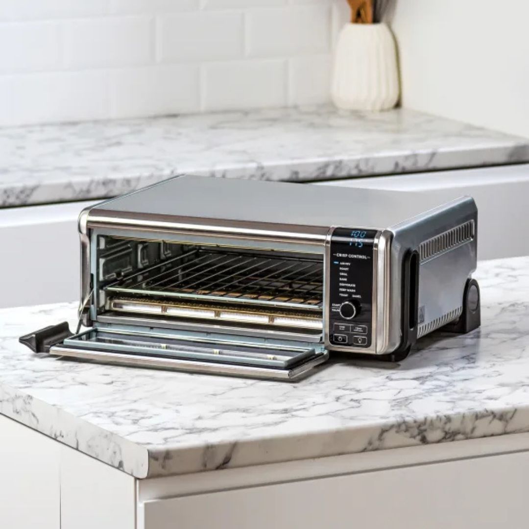 Мини фурна Ninja Foodi 8 в 1 SP101EU, Мощност 2400W, 8 функции, 6 инфрачервени нагревателя, Цифровият дисплей, Таймерът, Вътрешно осветление, Сребрист 3 Мини фурна Ninja Foodi 8 в 1 SP101EU, Мощност 2400W, 8 функции, 6 инфрачервени нагревателя, Цифровият дисплей, Таймерът, Вътрешно осветление, Сребрист - Image 3