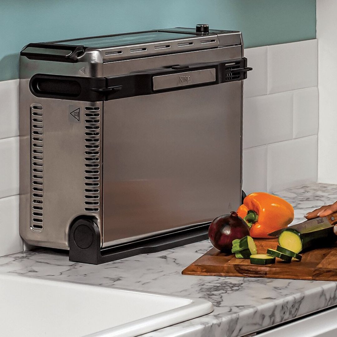 Мини фурна Ninja Foodi 8 в 1 SP101EU, Мощност 2400W, 8 функции, 6 инфрачервени нагревателя, Цифровият дисплей, Таймерът, Вътрешно осветление, Сребрист 7 Мини фурна Ninja Foodi 8 в 1 SP101EU, Мощност 2400W, 8 функции, 6 инфрачервени нагревателя, Цифровият дисплей, Таймерът, Вътрешно осветление, Сребрист - Image 7