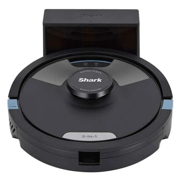 Прахосмукачка робот и моп Shark Matrix Plus RV2620WDEU, Мощност 650 W, Батерия до 110 мин., Навигация с LiDAR, Персонални настройки, Черен