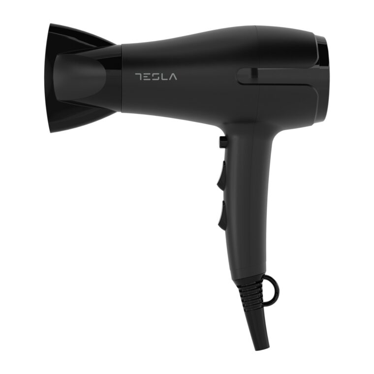 Сешоар Tesla DRH220B, Мощност 2000 W, 3 температурни нива, Концентратор, Йонна функция, Черен