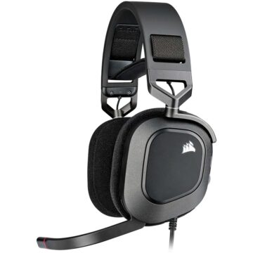 Гейминг слушалки CORSAIR HS80 RGB USB в цвят Carbon