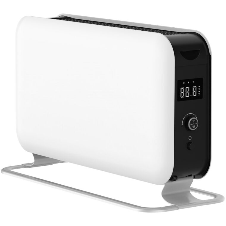Преносим Конвекторен Отоплител MILL CO1500MAXWIFI3,1500 W Отоплителна Мощност, Управление През Приложението Millheat и LED Дисплей, Wi-Fi и Bluetooth Свързаност, Защита от Прегряване и Преобръщане, Бял