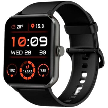Черен смарт часовник BLACKVIEW R50