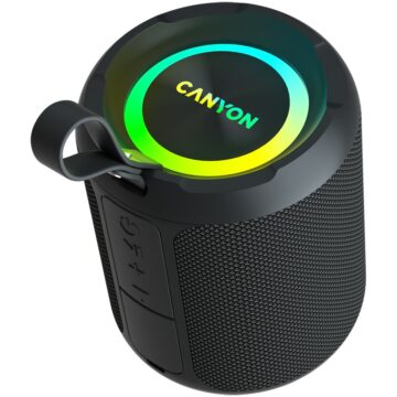 Черна преносима Bluetooth колонка CANYON OnMove 11