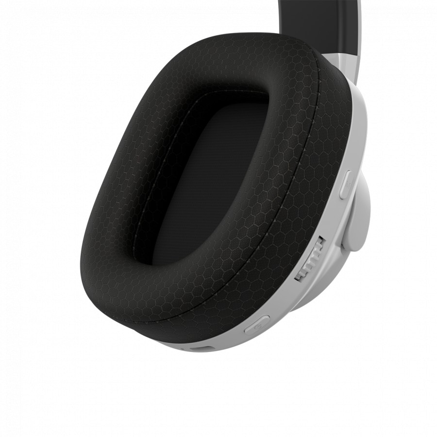 Гейминг Слушалки CANYON EGO GH-16, 3 режима на свързване, Ниска латентност, Bluetooth 5.3, 40 мм говорители, Стерео, Микрофон, Бял 5 Гейминг слушалки CANYON EGO GH-16