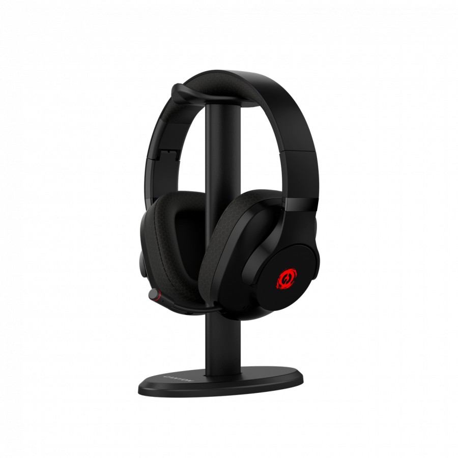 Гейминг Слушалки CANYON EGO GH-16, 3 режима на свързване, Ниска латентност, Bluetooth 5.3, 40 мм говорители, Стерео, Микрофон, Черен 3 Gaming headset CANYON EGO GH-16 в черен цвят