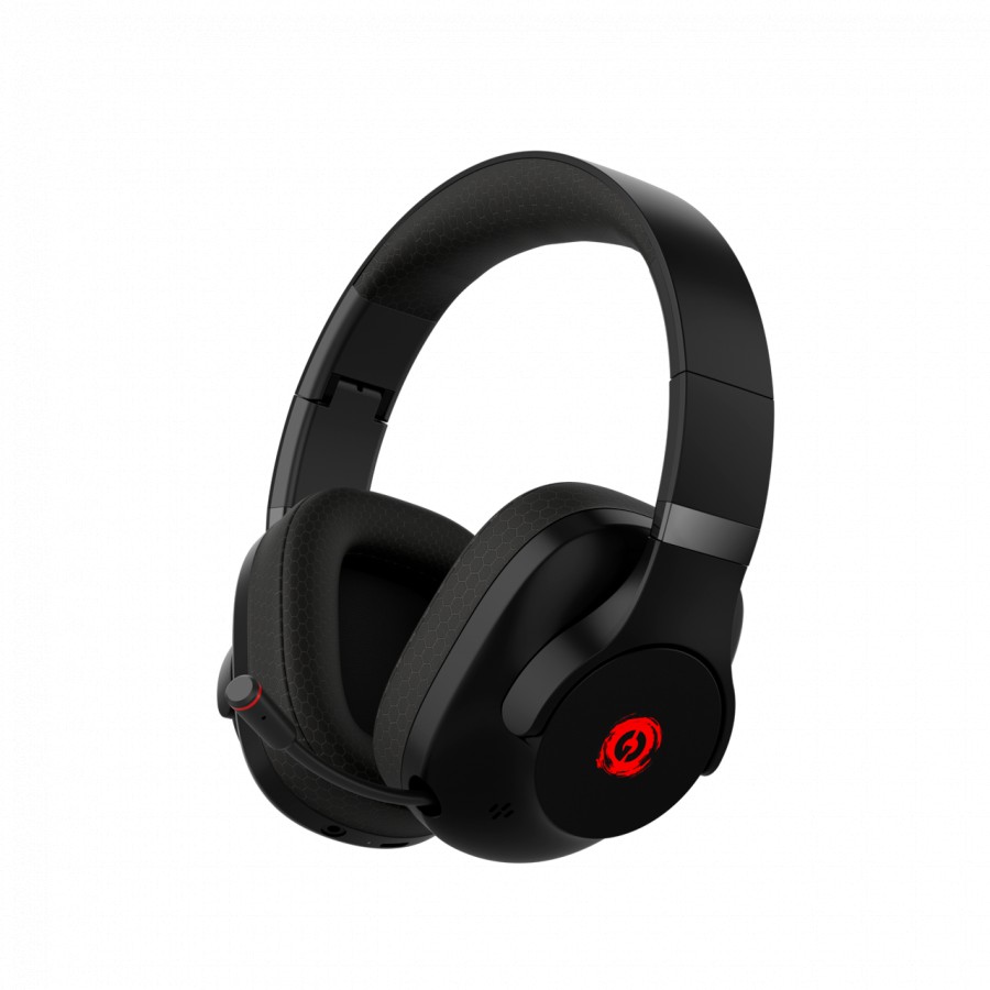 Гейминг Слушалки CANYON EGO GH-16, 3 режима на свързване, Ниска латентност, Bluetooth 5.3, 40 мм говорители, Стерео, Микрофон, Черен 6 Gaming headset CANYON EGO GH-16 в черен цвят