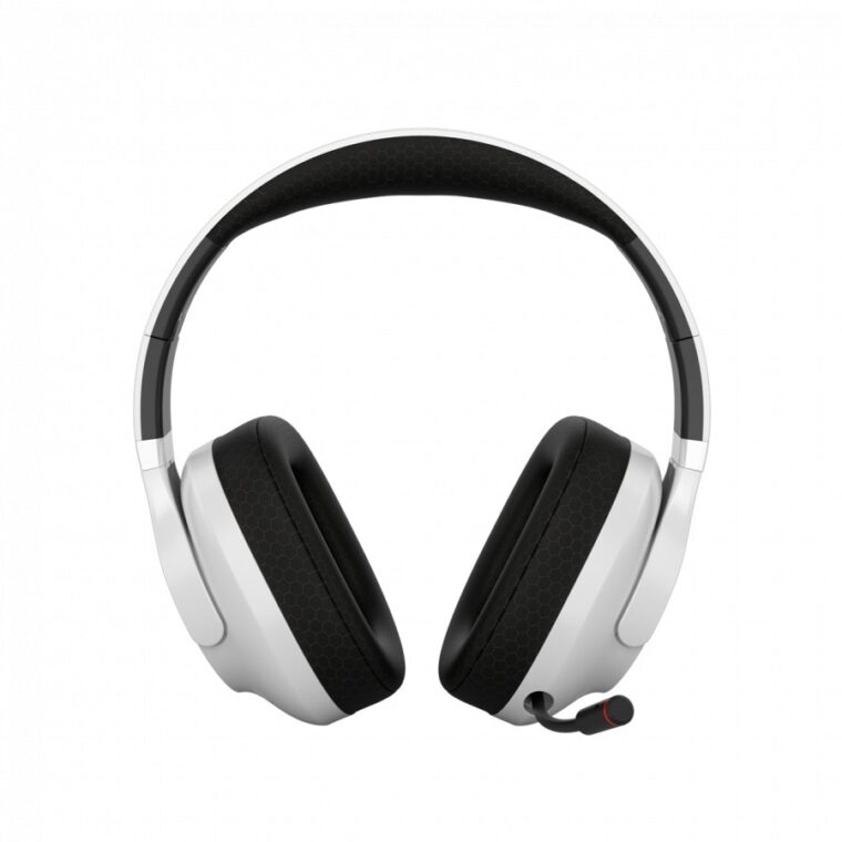 Gaming Headset CANYON EGO GH-15, Bluetooth 5.3 и Кабелна Връзка, Режим с Ниска Латентност под 65 Ms, 40 Mm Говорители и Прибиращ Се Микрофон, Аудиокабел и Кабел за Зареждане, Ръководство за Бърз Старт и Гаранционна Карта, White