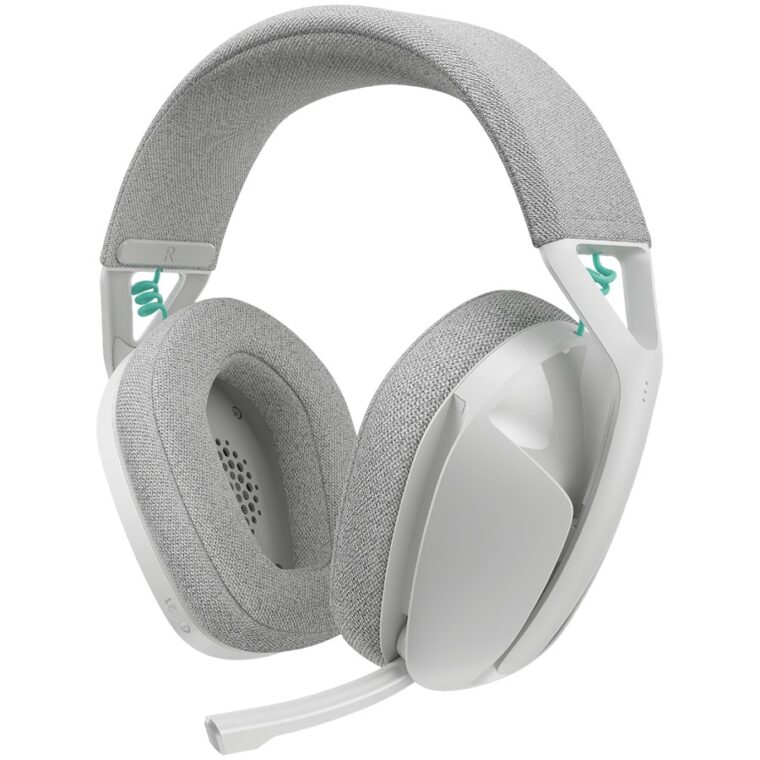 Геймърски Слушалки LOGITECH G321, Bluetooth, Стерео звук, Всепосочен микрофон, Приемник, USB-A към USB-C Кабел, Бял