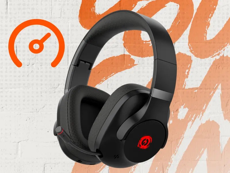 Гейминг Слушалки CANYON EGO GH-16, 3 режима на свързване, Ниска латентност, Bluetooth 5.3, 40 мм говорители, Стерео, Микрофон, Черен 11 Gaming headset CANYON EGO GH-16 в черен цвят