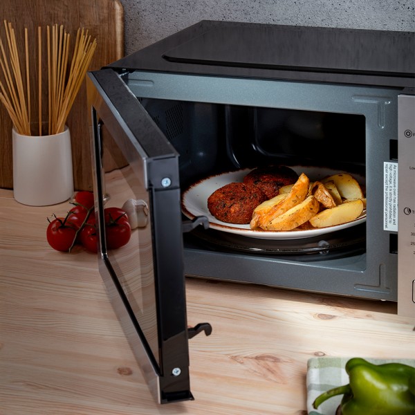 Микровълнова фурна Voltz OV51443C, Мощност 700W, Обем 20л, 5степени на мощност, Таймер до 35мин., Размразяване, Сив 5 Микровълнова фурна Voltz OV51443C, Мощност 700W, Обем 20л, 5степени на мощност, Таймер до 35мин., Размразяване, Сив - Image 5