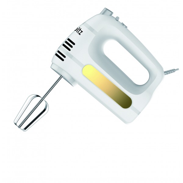 Миксер Voltz Daisy OV51110W, Мощност 500W, 6 скорости + Турбо, 4 приставки от неръждаема стомана, Бял