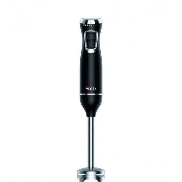 Пасатор Voltz Daisy OV51112W, Мощност 800W, 1 степен + Турбо, Метален накрайник, Острие от неръждаема стомана, Черен