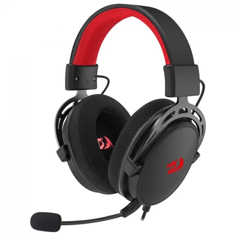 Геймърски Слушалки с Микрофон Redragon Cragblade H541, Жични Over-ear Слушалки, 53 Mm Говорители, 3D Виртуализация, Откачащ Се Всепосочен Микрофон, Y Адаптер: 2 × TRS Жак към 1 × TRRS Жак, Черен