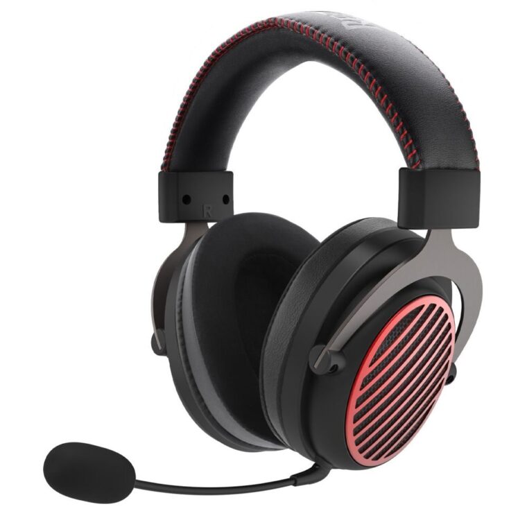 Безжични Геймърски Слушалки REDRAGON Luna Pro H540-PRO, Bluetooth, USB и Кабелна Връзка, 53 Mm Говорители, Виртуален 360° Пространствен Звук