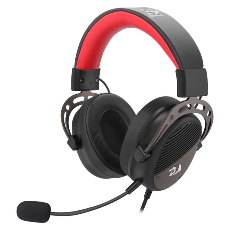 Геймърски Слушалки REDRAGON H730 THORIDAL, 53 мм Динамични Драйвери, Виртуален 360° Пространствен Звук, Вградени Кабелни Аудиоконтроли, Сменяеми Магнитни Възглавнички, Алуминиево Шаси и Ергономичен Дизайн, Сваляем Микрофон, Ръководство за Употреба, Стикер Redragon, Два Типа Възглавнички: Текстилни и Кожени, Черен