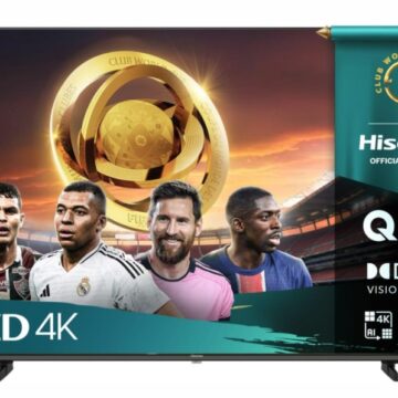 Черен 43-инчов QLED Smart TV Hisense 43E7Q