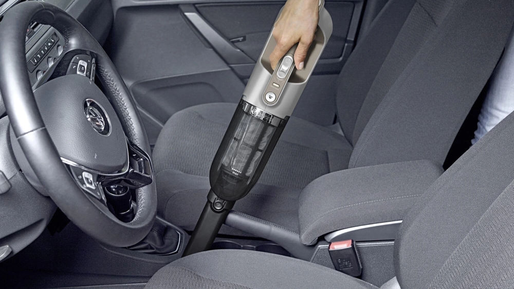 Вертикална прахосмукачка Bosch BBH3ALL23 Flexxo, Безжична, Батерия 21.6 V до 50 мин., 2 нива на мощност, Контейнер 0,4 л, Моторизирана четка с LED светлини, Вградени аксесоари, Кафяв 10 Вертикална прахосмукачка Bosch BBH3ALL23 Flexxo, Безжична, Батерия 21.6 V до 50 мин., 2 нива на мощност, Контейнер 0,4 л, Моторизирана четка с LED светлини, Вградени аксесоари, Кафяв - Image 10