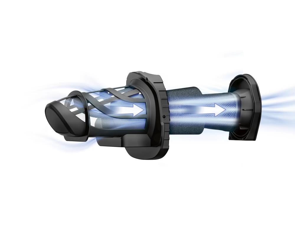 Ръчна прахосмукачка Bosch BHN16L Move Lithium 16Vmax, Безжична, Циклонна, 2 скорости, Батерия 14.4 V до 40 мин., Контейнер 0,3 л, Сив 4 Ръчна прахосмукачка Bosch BHN16L Move Lithium 16Vmax, Безжична, Циклонна, 2 скорости, Батерия 14.4 V до 40 мин., Контейнер 0,3 л, Сив - Image 4