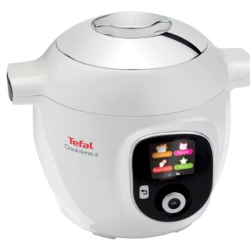 Мултикукър под налягане Tefal Cook4Me+ CY851130, Мощност 1600 W, Капацитет 6 л, 6 режима на готвене, 150 рецепти на български, Бял