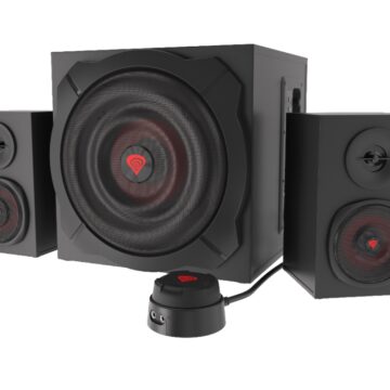 2.1 аудио система GENESIS Helium 610BT в черен цвят