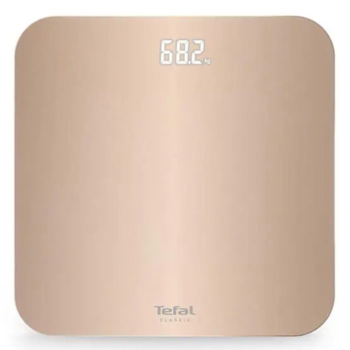 Електронна Лична Везна Tefal PP1900V0, Максимален Капацитет 180 Kg, Стъпка на Измерване 100 G, Закалено Стъкло, LCD Дисплей с Подсветка, Автоматично Включване и Изключване, 3 × AAA Батерии 1 Електронна лична везна Tefal PP1900V0 Classic